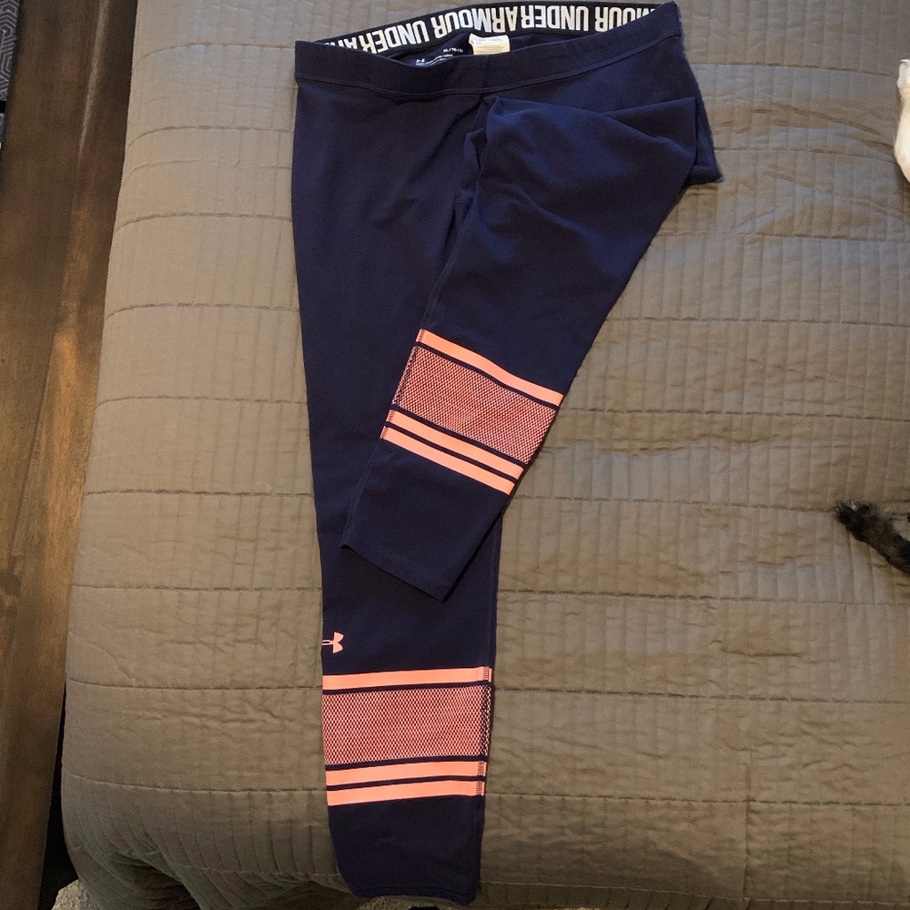 Under Armour Blue & Pink Leggings